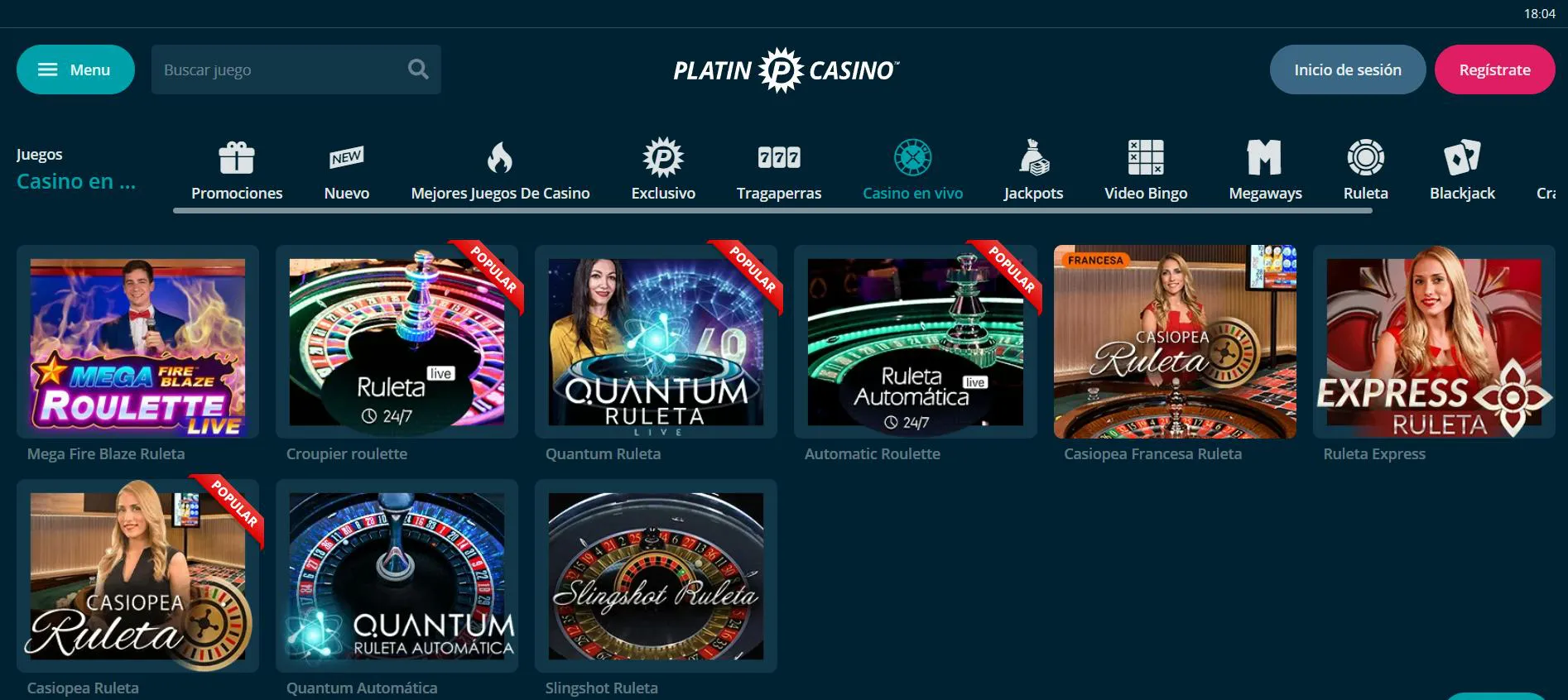 Platincasino España Platin casino